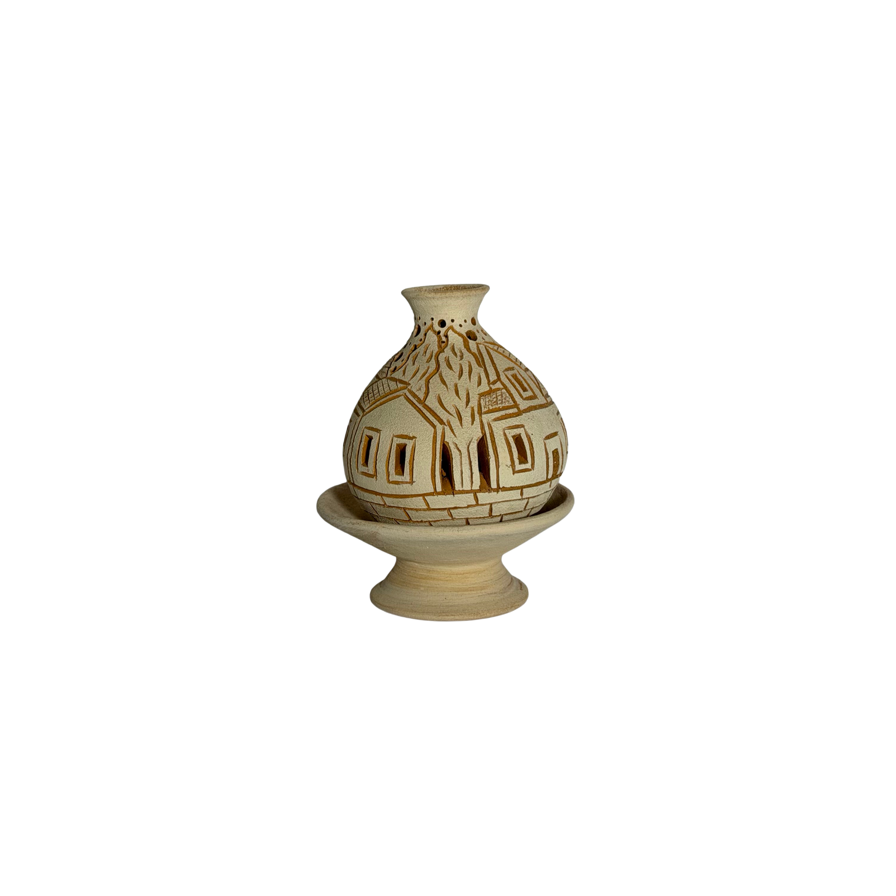 Luminaria Pequeña "Aldea en el Bosque" Casa de Pueblo