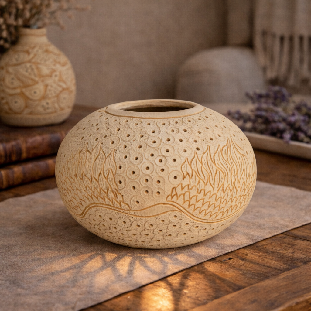 Olla Decorativa "Valle de Agaves" Casa de Pueblo