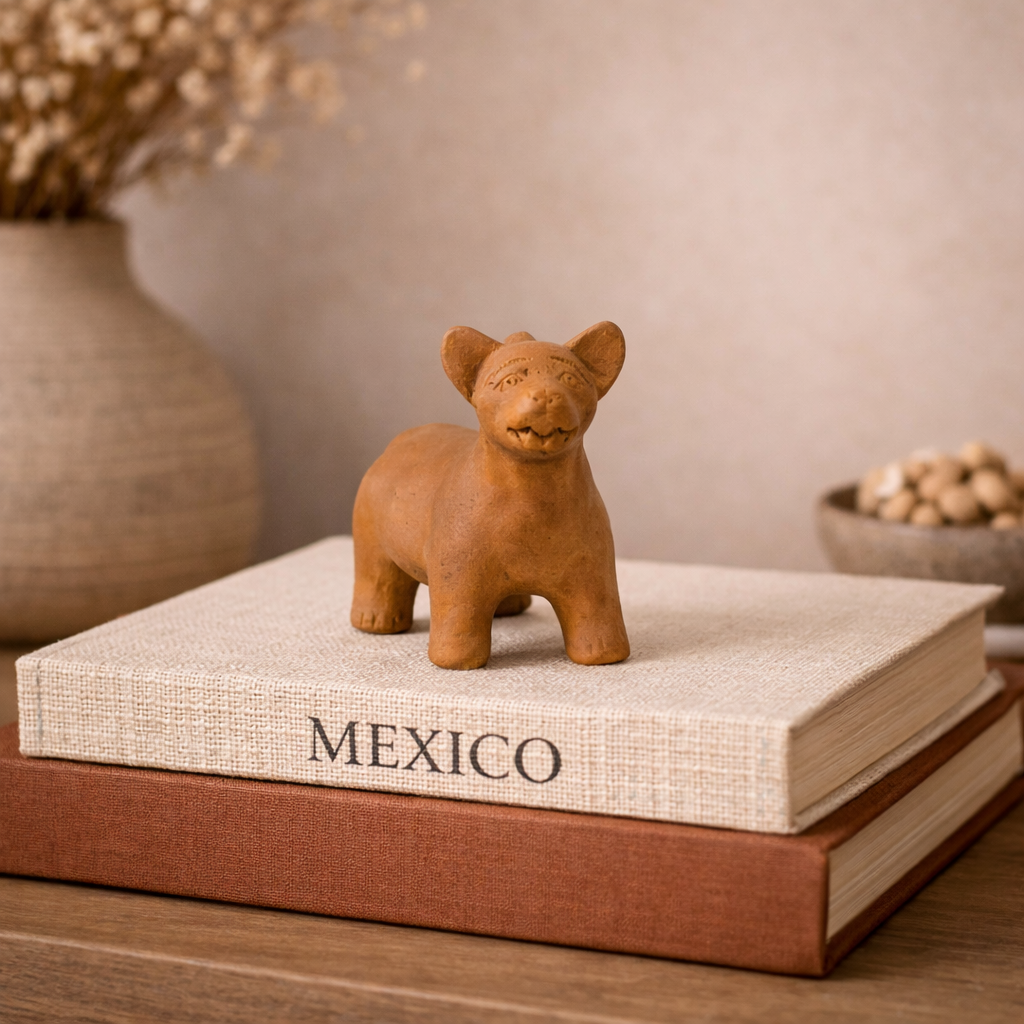 Escultura "El Guardián Tlalchichi" Casa de Pueblo