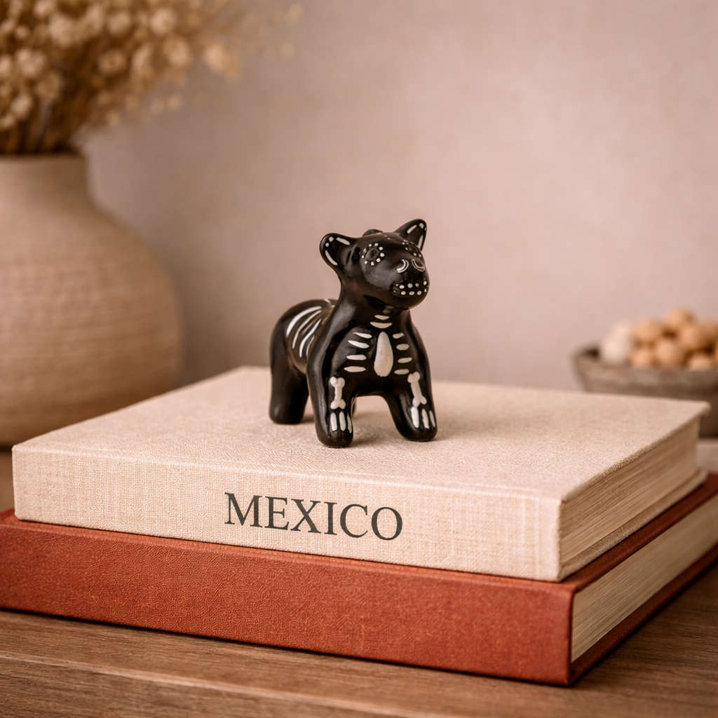 Figura "Xolo Calavera" Casa de Pueblo