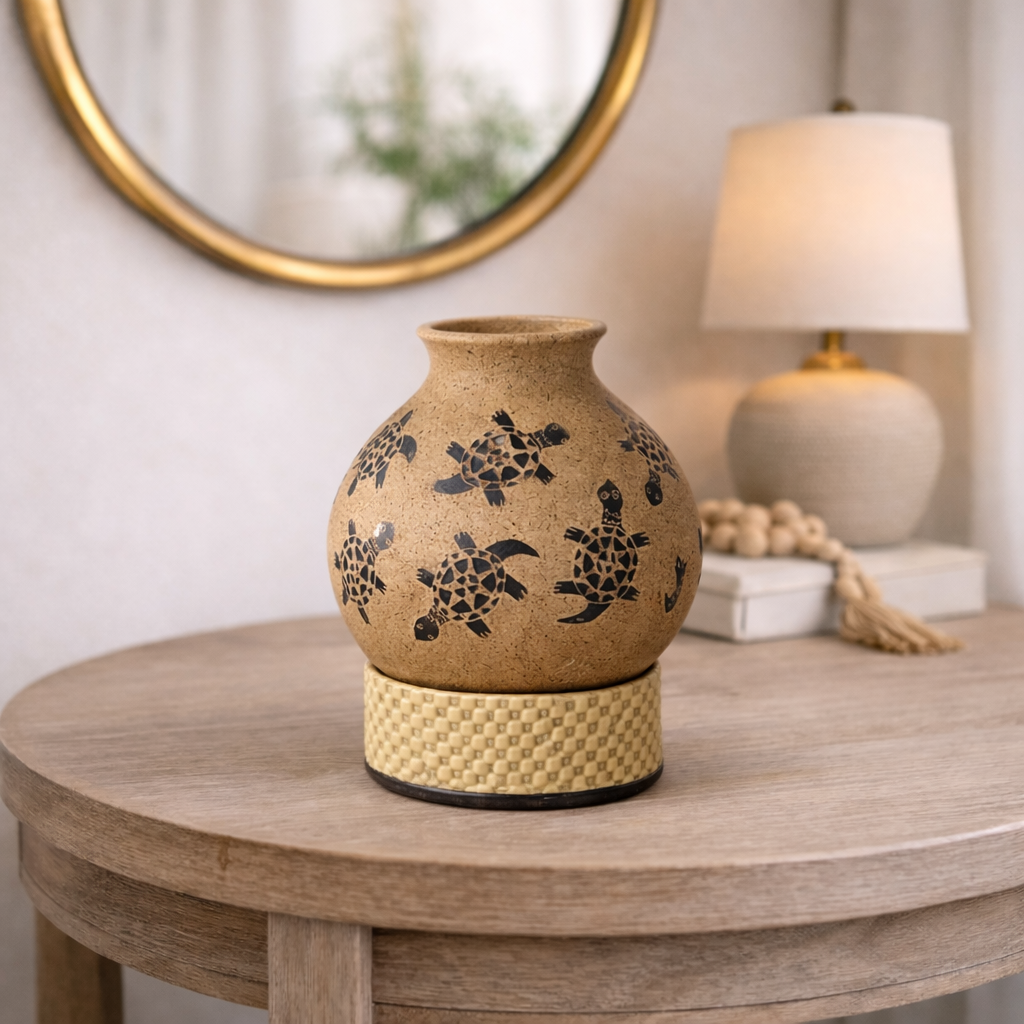 Jarrón Esfera "Tortugas Marinas" Casa de Pueblo