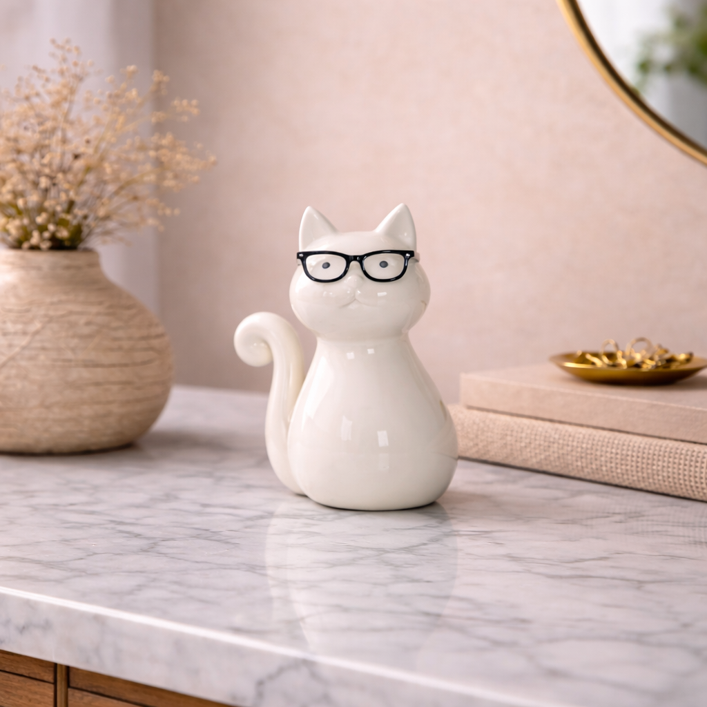 ESCULTURA "GATO EL INTELECTUAL" Casa de Pueblo